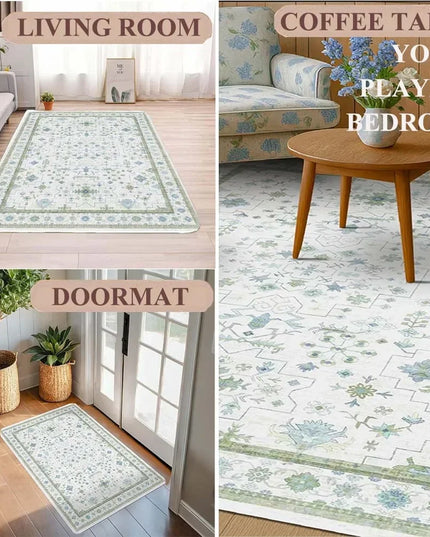 Vintage Forest Unicorn Rug