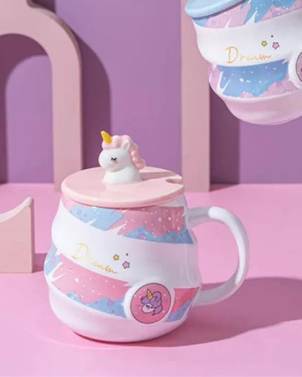 3D Horn Unicorn Mug Set