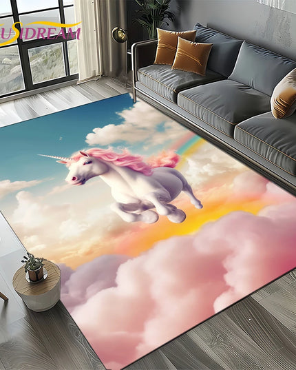 Flying Cloud Unicorn Rug