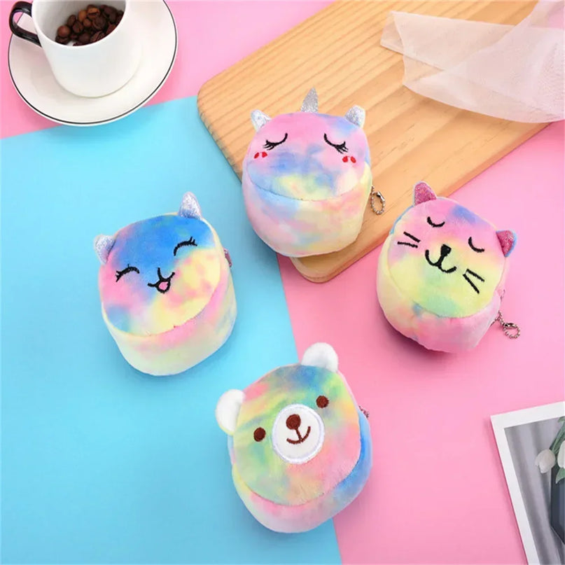 Sleepy Tie-Dye Unicorn Purse