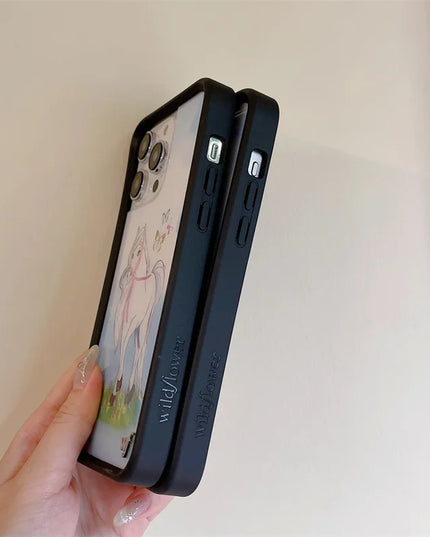 Butterfly Meadow Unicorn White Case
