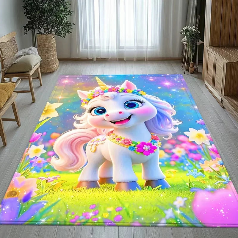 Baby Garden Unicorn Rug