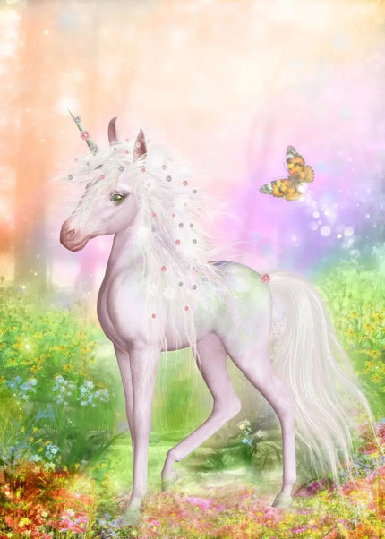 Cute Fantasy Unicorn Wall Art