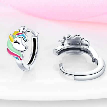 Pastel Rainbow Unicorn Earrings