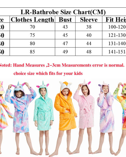 Warm Galaxy Unicorn Wrap Robe