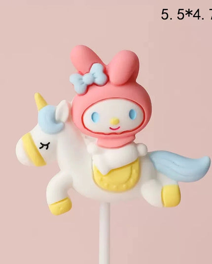 Kawaii Chibi Unicorn Cake Topper