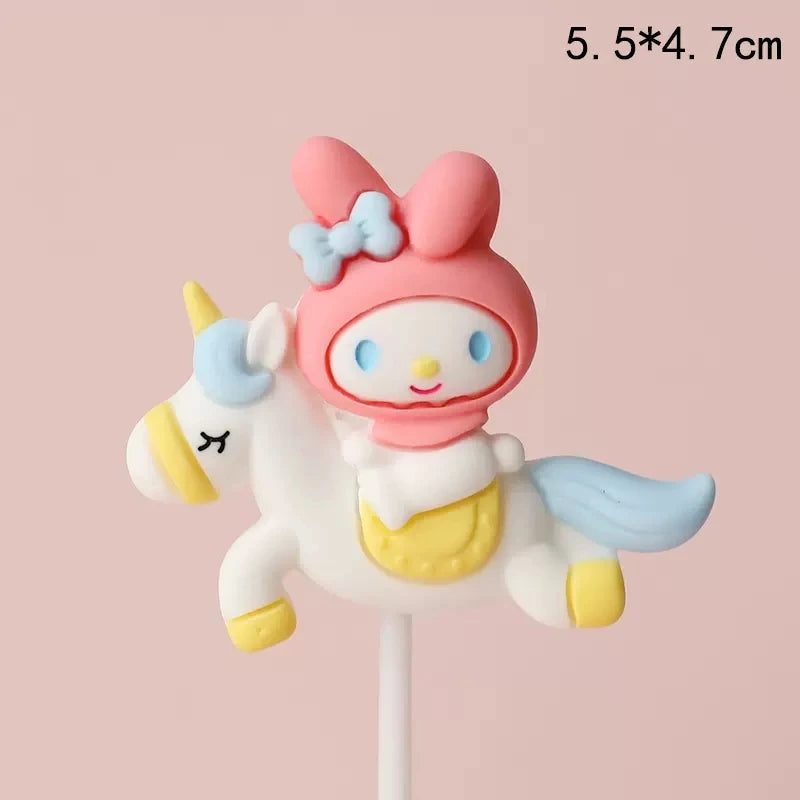 Kawaii Chibi Unicorn Cake Topper