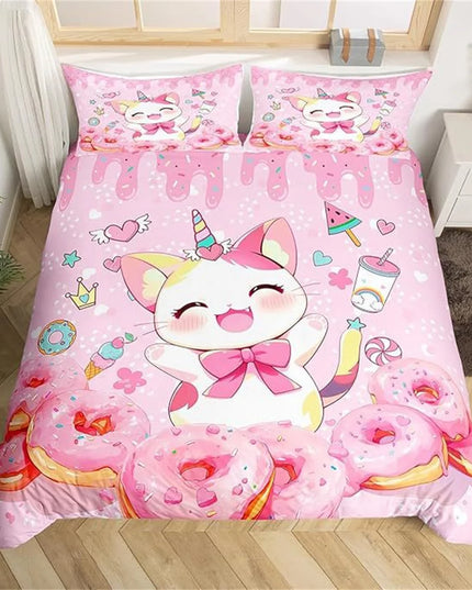 Sweet Donut Caticorn Bedding