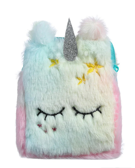 Sleepy Stuffed Unicorn Purse