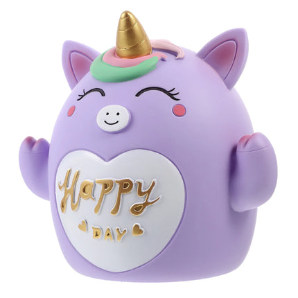 Lavender Unicorn Piggy Bank