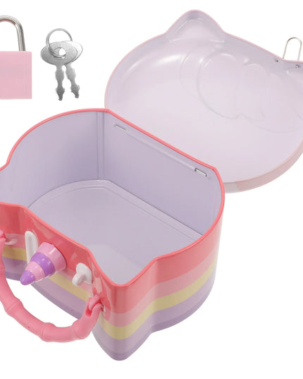 Lockable Unicorn Piggy Bank