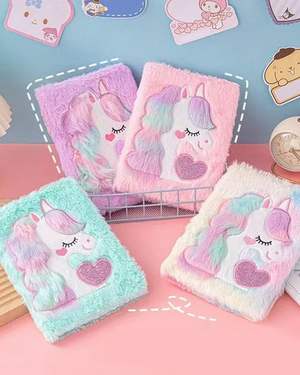 Adorable Pink Unicorn Notebook