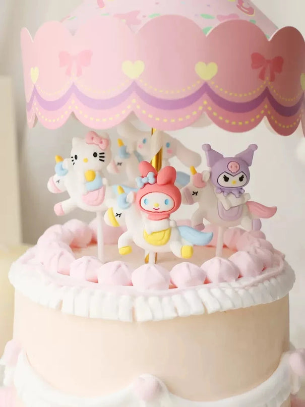 Kawaii Chibi Unicorn Cake Topper