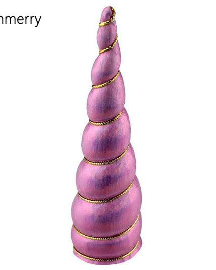 10 Pink Iridescent Unicorn Horns
