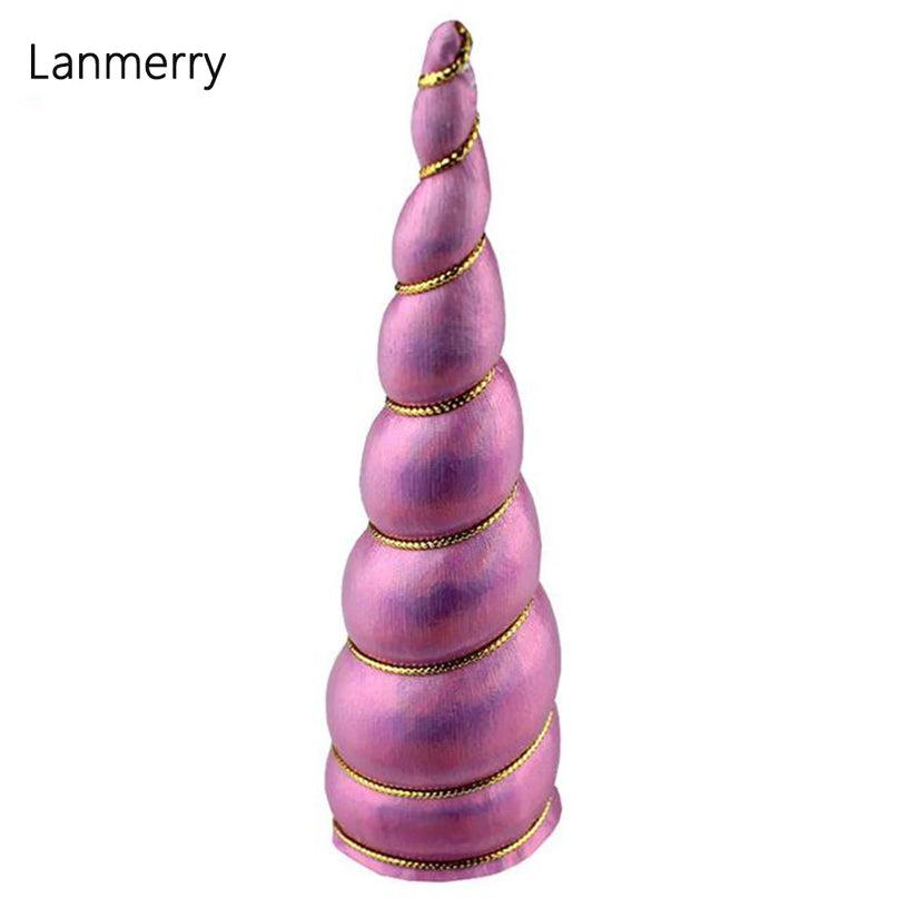 10 Pink Iridescent Unicorn Horns