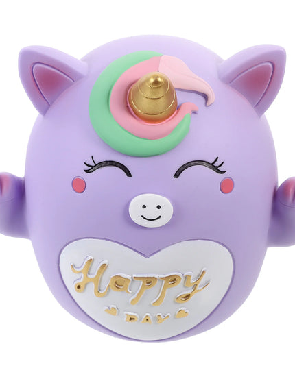 Lavender Unicorn Piggy Bank
