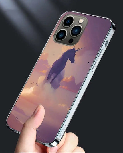 Purple Sunset Unicorn Case
