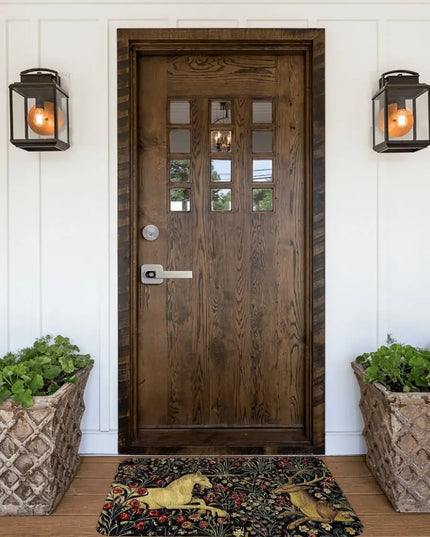 Medieval Unicorn Welcome Rug