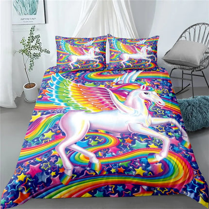 Winged Pegasus Unicorn Bedding