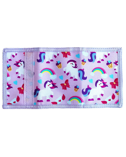 Her First Real Wallet. With Unicorns.