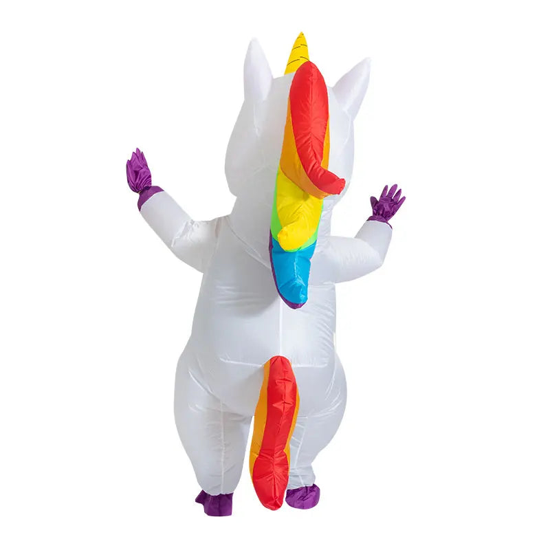 White Unicorn Full-Body Costume Women