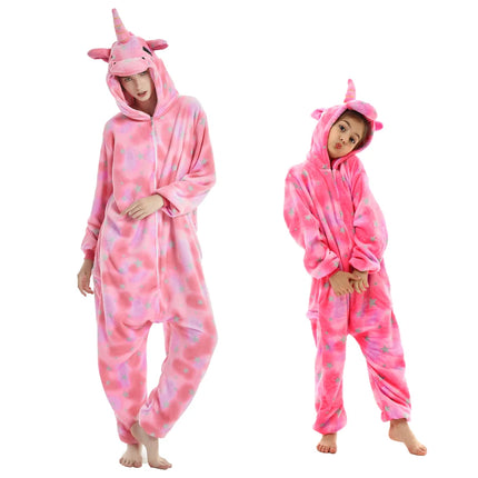 Pink Star Girls Unicorn Onesie