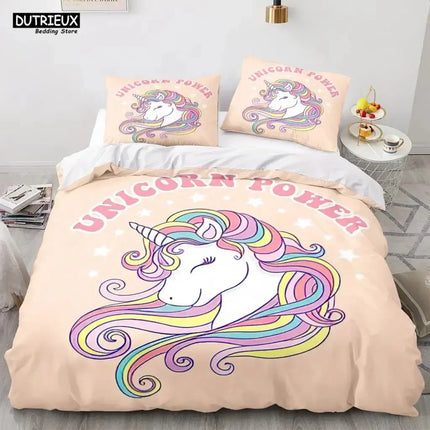 Retro Unicorn Power Bedding