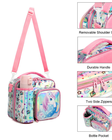 Cozy Unicorn Insulated Lunch Box