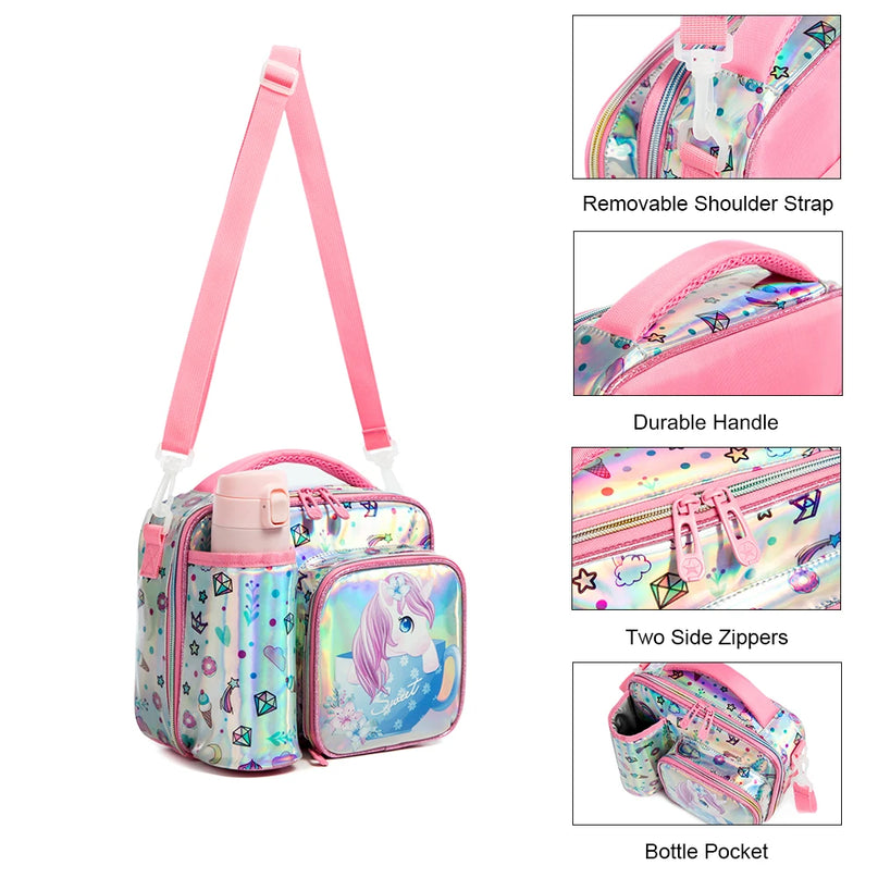 Cozy Unicorn Insulated Lunch Box
