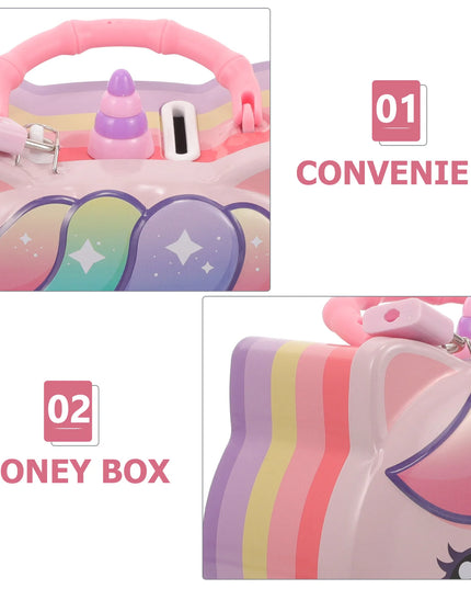 Lockable Unicorn Piggy Bank