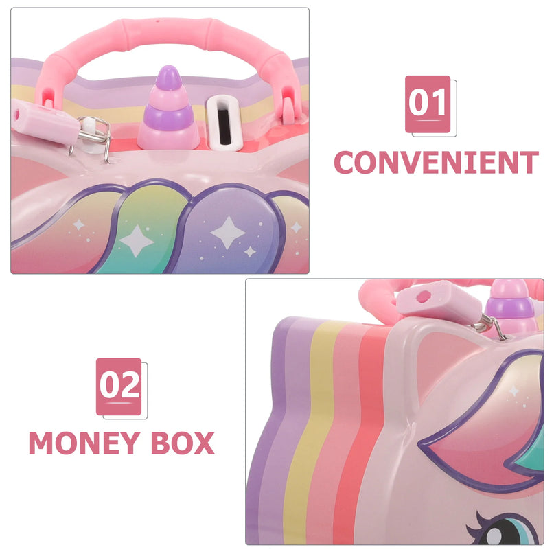 Lockable Unicorn Piggy Bank