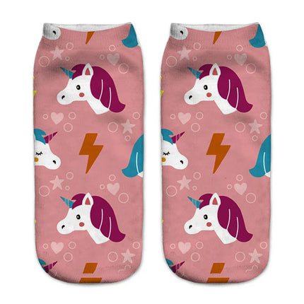 Lightning Bolt Unicorn Socks