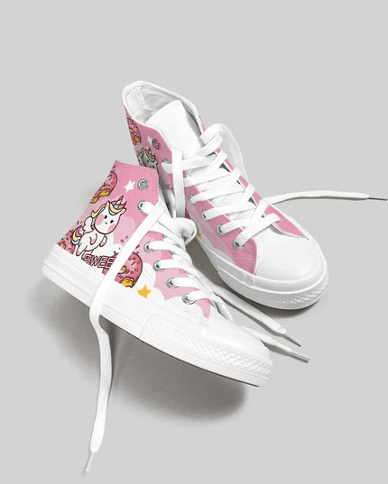 Kawaii Unicorn Canvas Shoes