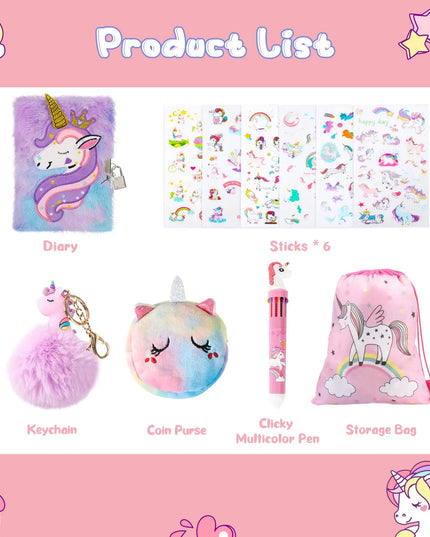 Deluxe Unicorn Notebook Gift Set