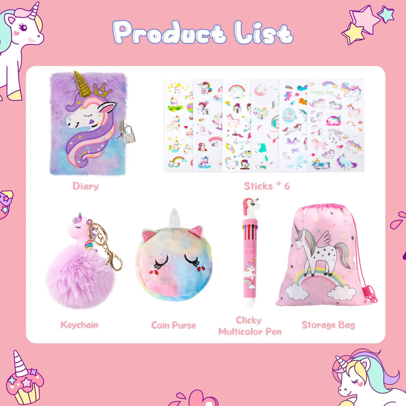 Deluxe Unicorn Notebook Gift Set