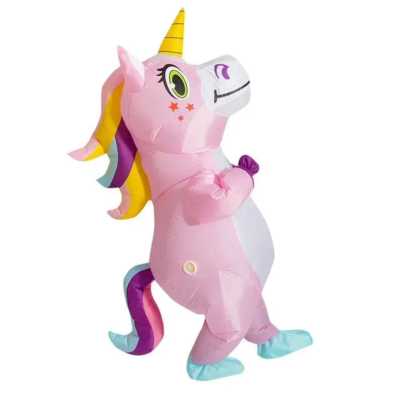 Pink Unicorn Full-Body Costume