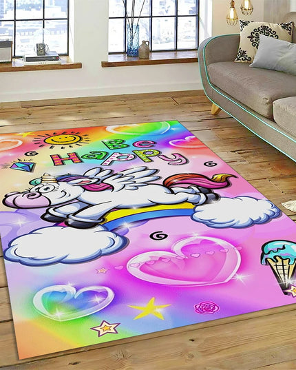 Magical Carousel Unicorn Rug