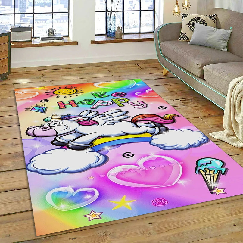 Magical Carousel Unicorn Rug