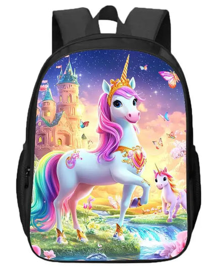 Kawaii Unicorn Double Layer Backpack