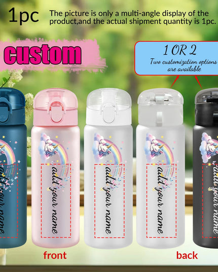 Magical White Unicorn Water Bottle