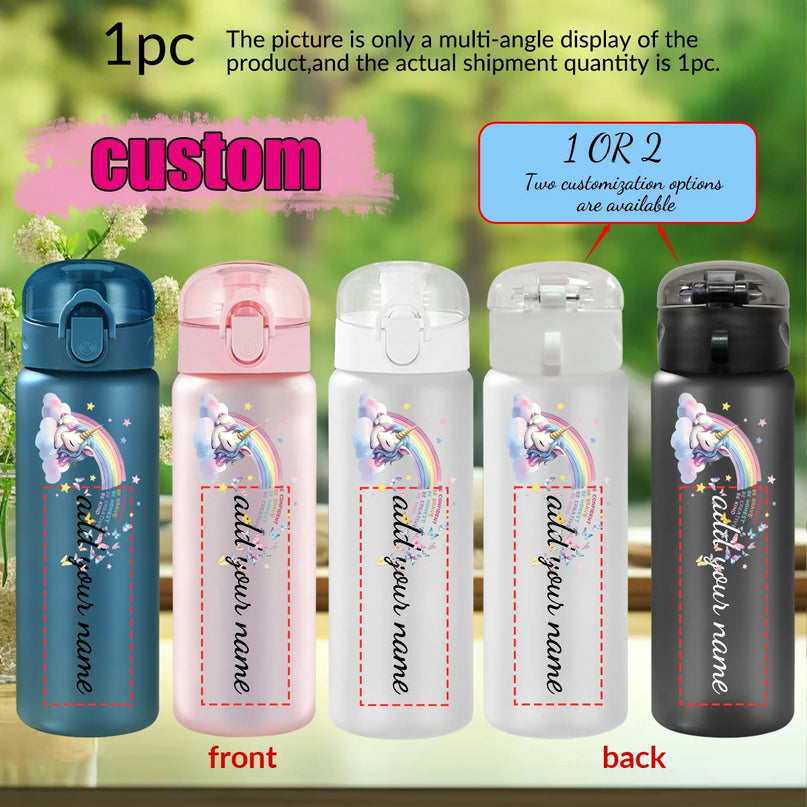Magical White Unicorn Water Bottle