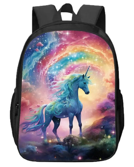 Kawaii Unicorn Double Layer Backpack