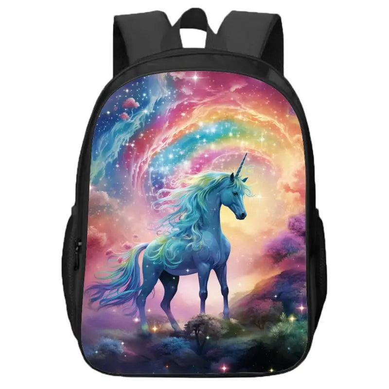 Kawaii Unicorn Double Layer Backpack