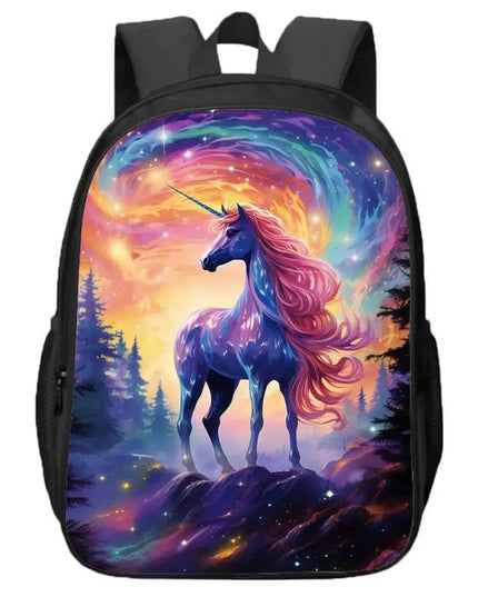 Kawaii Unicorn Double Layer Backpack