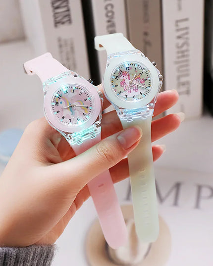 Mint Green Unicorn Glow Watch