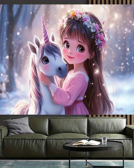 Unicorn Princess Tapestry