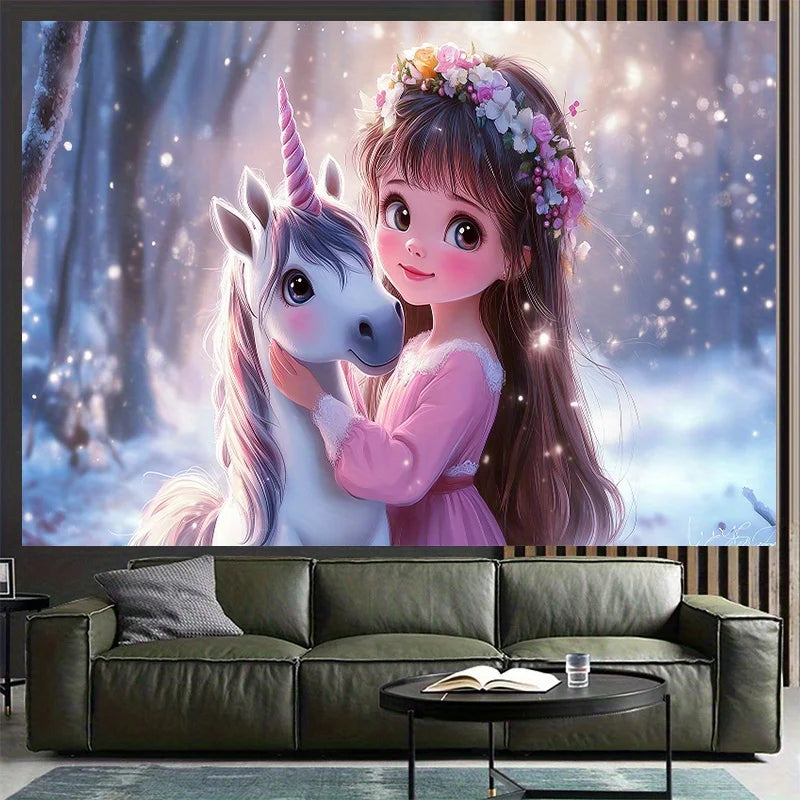 Unicorn Princess Tapestry