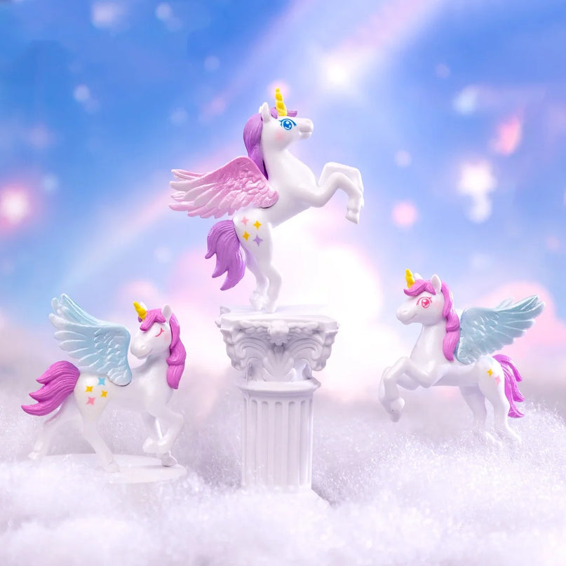 PVC Unicorn Figurine Garden Set