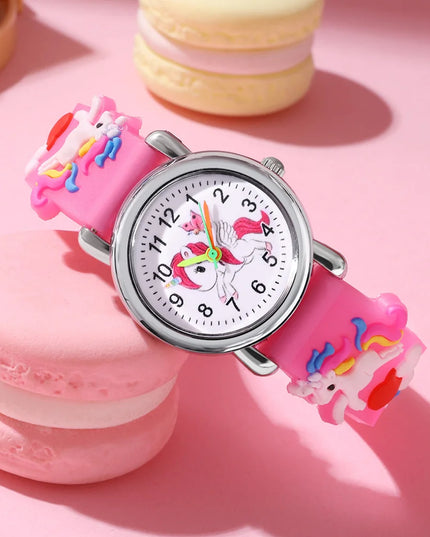 Sky Blue Unicorn 3D Band Watch