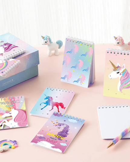 Colorful Unicorn Mini Notebook Set